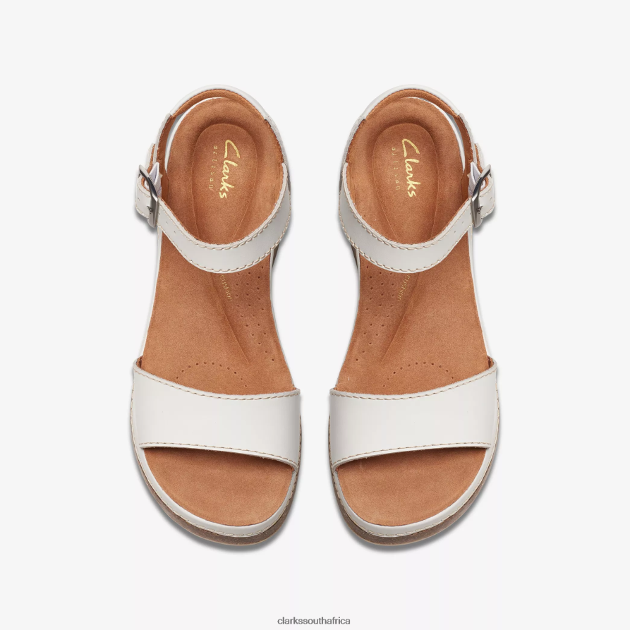 2Z8V2H10 Kassanda Lily Clarks Off White Leather