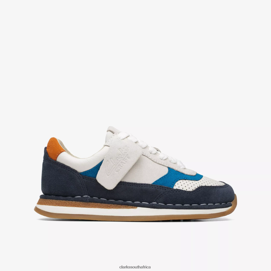 2Z8V2H1007 Craft Run Tor Kid Clarks Navy Combination