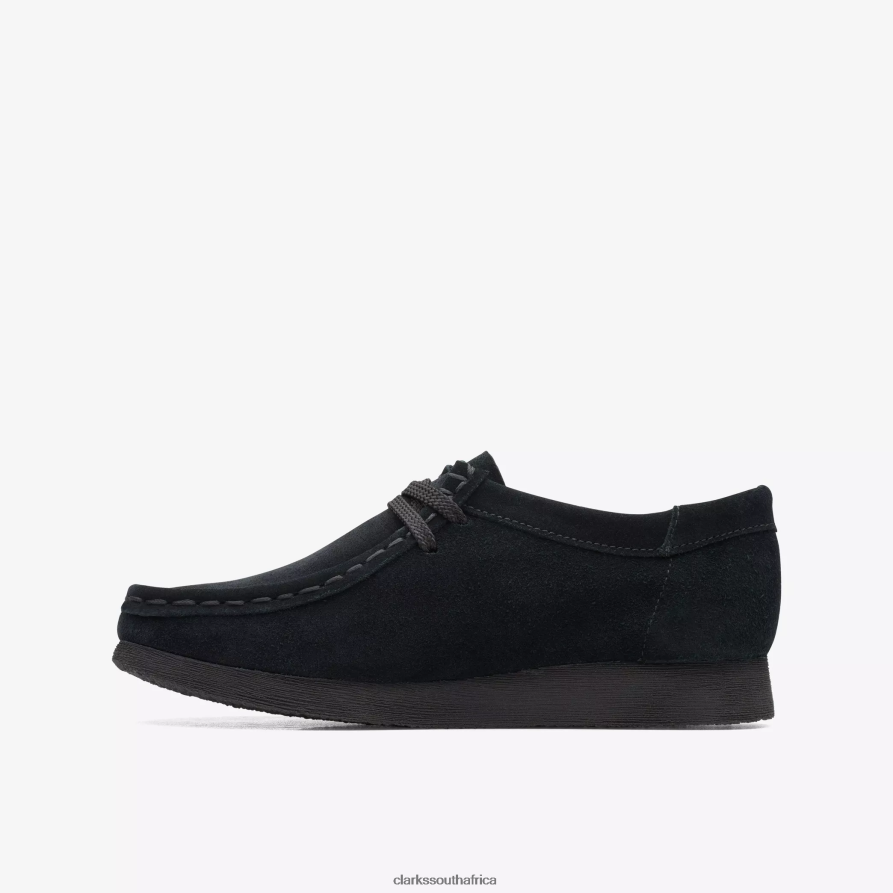 2Z8V2H1011 Wallabee Older Clarks Black Suede