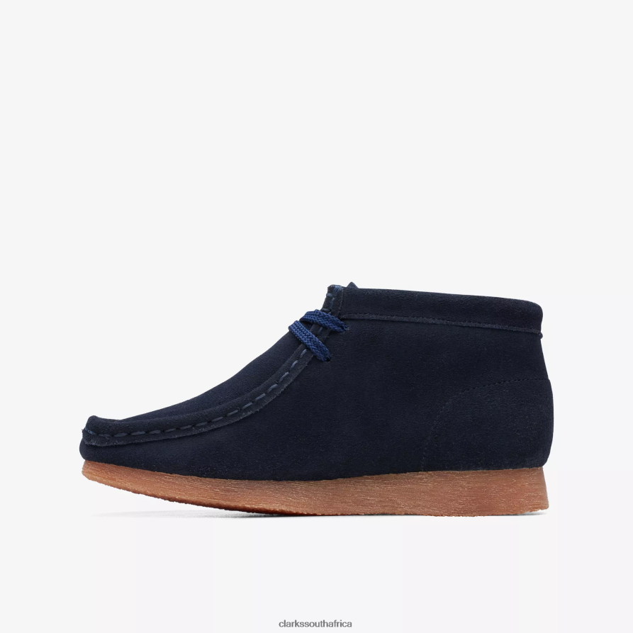 2Z8V2H1012 Wallabee Boot Older Clarks Navy Suede