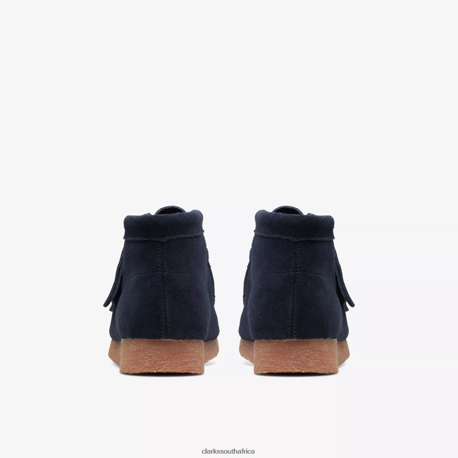 2Z8V2H1012 Wallabee Boot Older Clarks Navy Suede