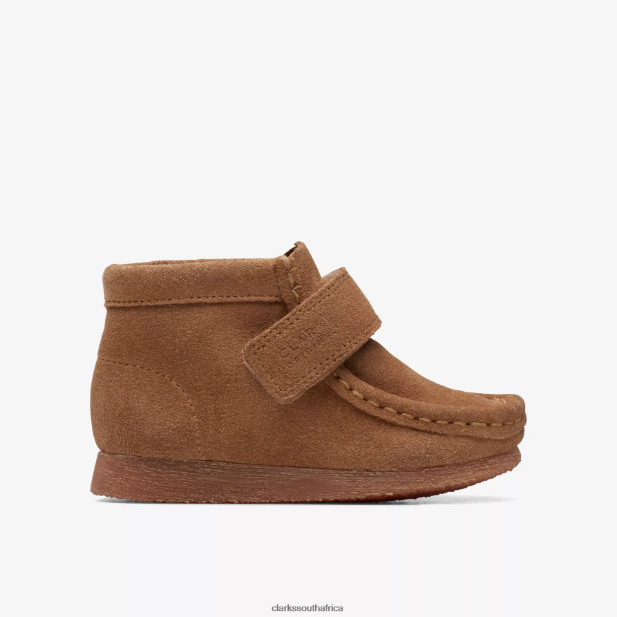 2Z8V2H1014 Wallabee Boot Toddler Clarks Wheat Suede