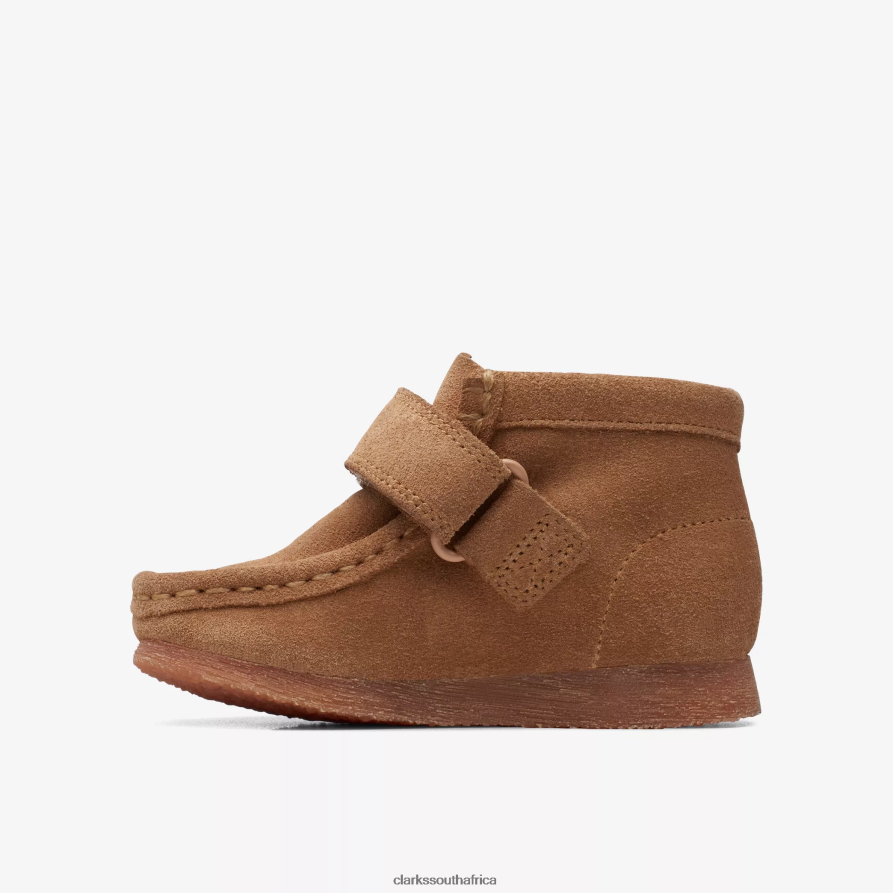 2Z8V2H1014 Wallabee Boot Toddler Clarks Wheat Suede