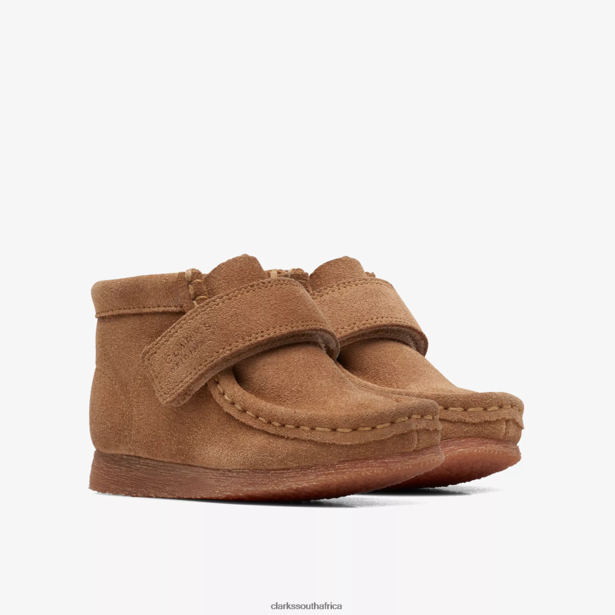 2Z8V2H1014 Wallabee Boot Toddler Clarks Wheat Suede