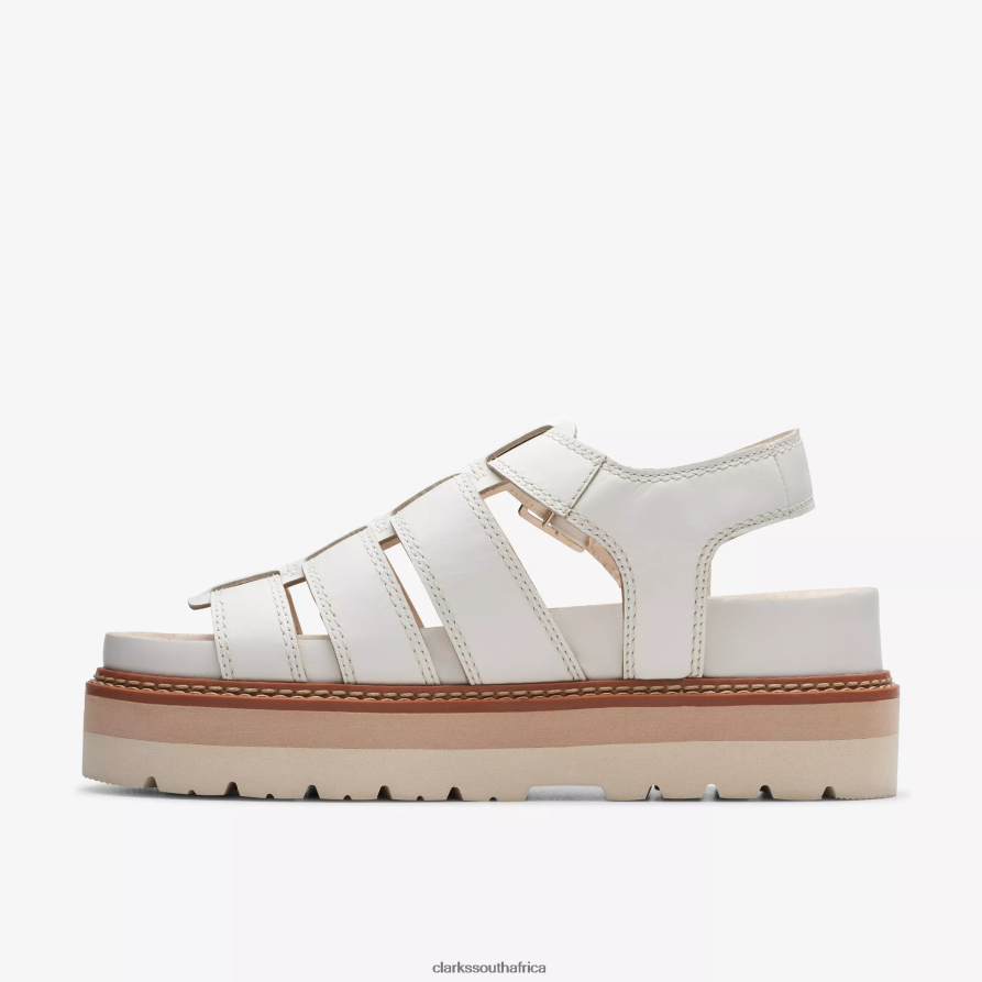 2Z8V2H122 Orianna Twist Clarks Off White Leather