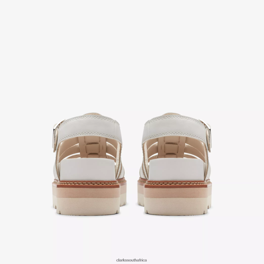 2Z8V2H122 Orianna Twist Clarks Off White Leather