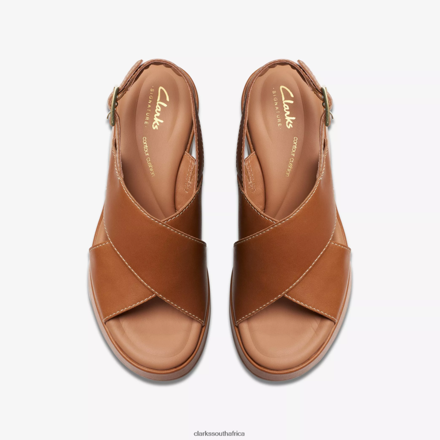 2Z8V2H124 Manon Wish Clarks Tan Leather