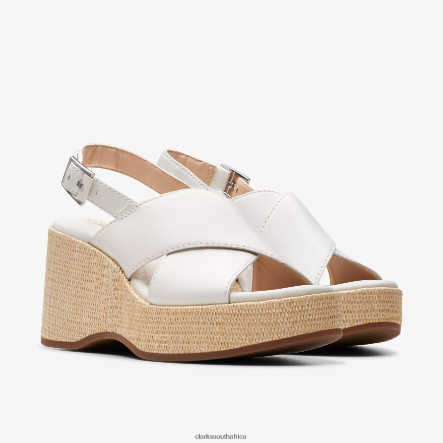 2Z8V2H125 Manon Wish Clarks Off White Leather