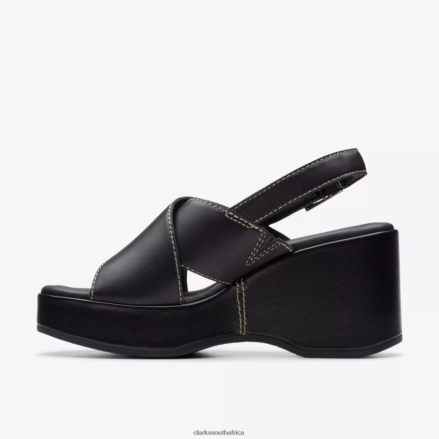 2Z8V2H128 Manon Wish Clarks Black Leather