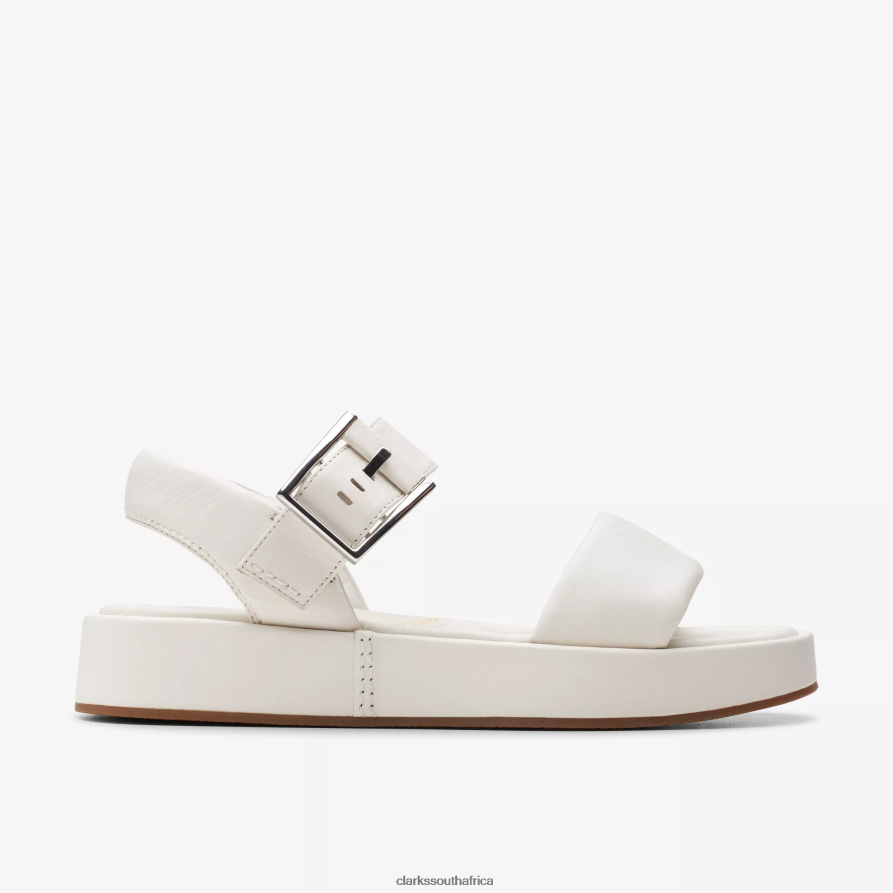 2Z8V2H132 ALDA STRAP Clarks Off White Leather