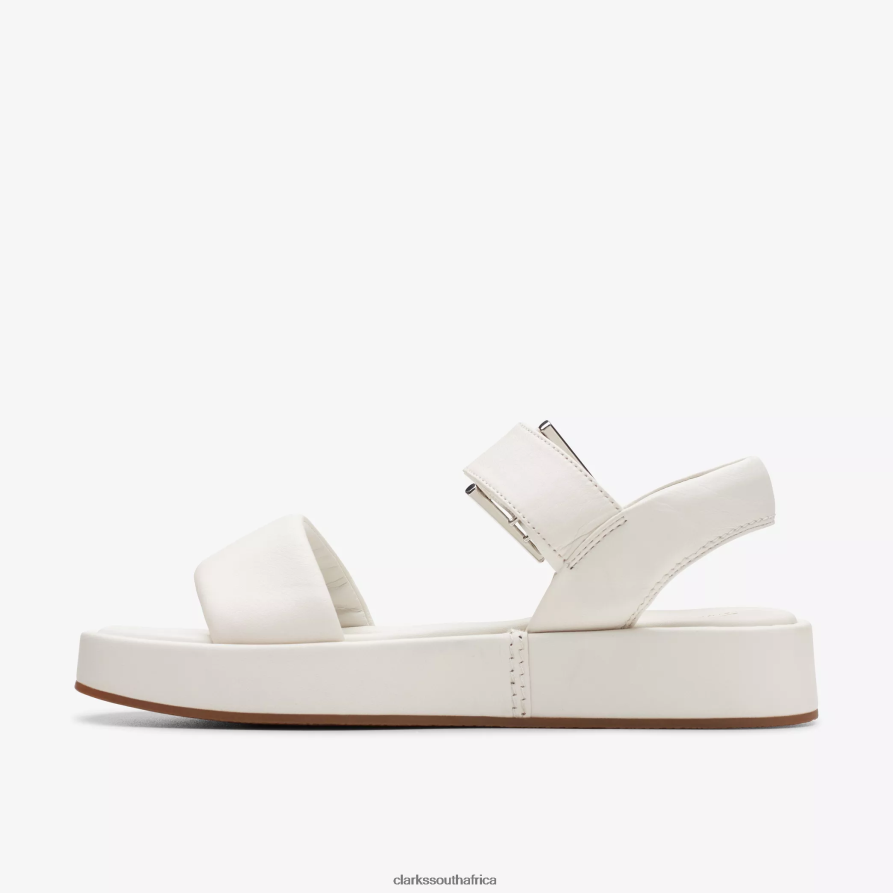 2Z8V2H132 ALDA STRAP Clarks Off White Leather