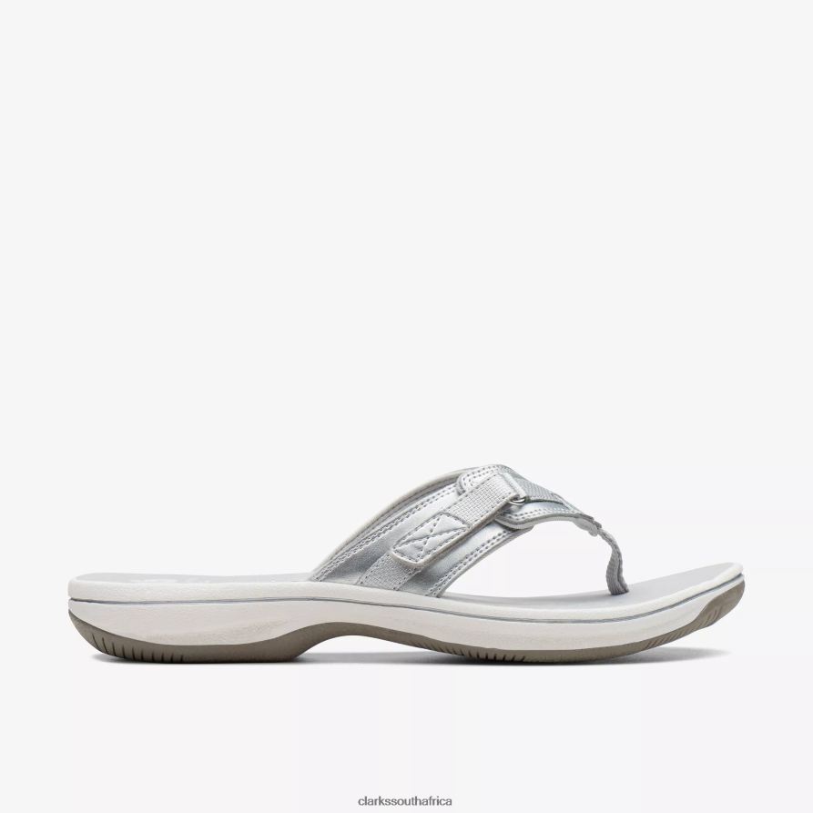 2Z8V2H142 BREEZE SEA Clarks Silver Synthetic