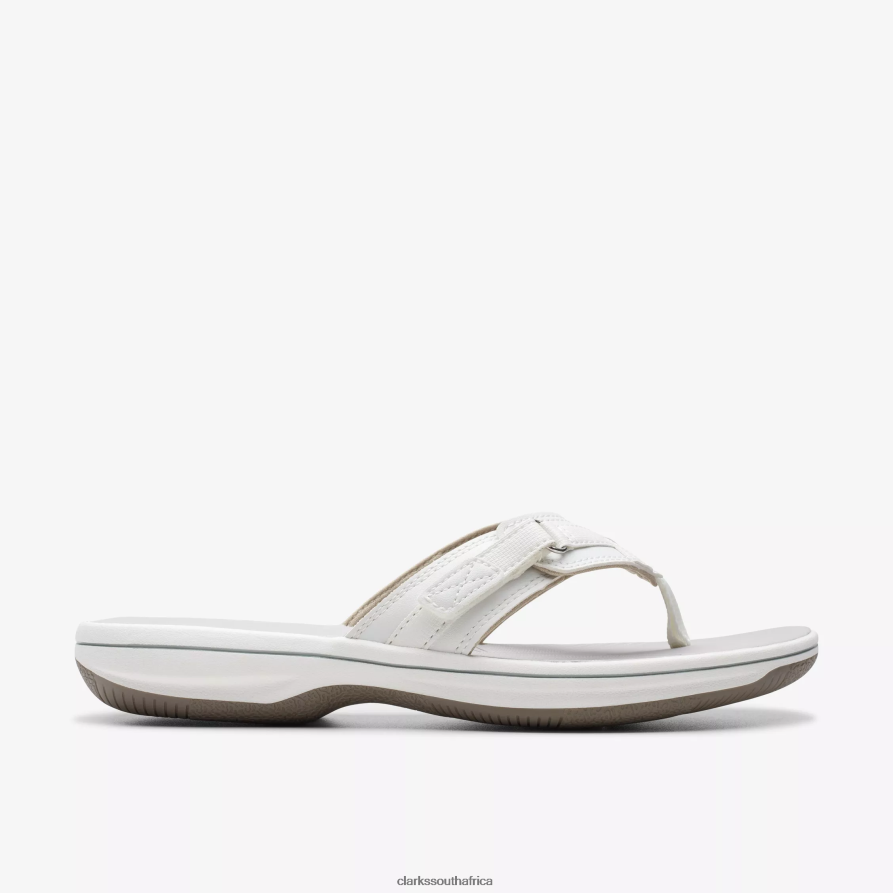 2Z8V2H168 Breeze Sea Clarks White Synthetic