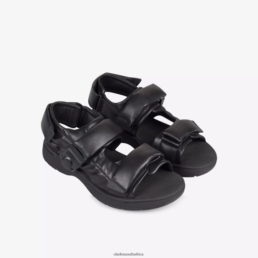 2Z8V2H176 Martine Rose Womens Sandal 1 Clarks Black Leather