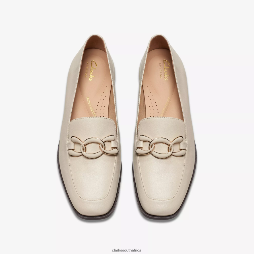 2Z8V2H185 Sarafyna Rae Clarks Ivory Leather