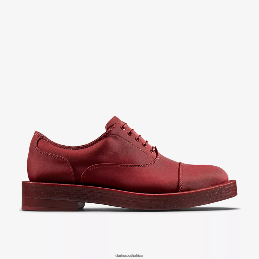 2Z8V2H204 Martine Rose Womens Oxford 2 Clarks Oxblood Textile