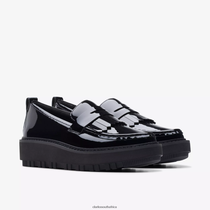 2Z8V2H207 Orianna Loafer Clarks Black Patent Leather