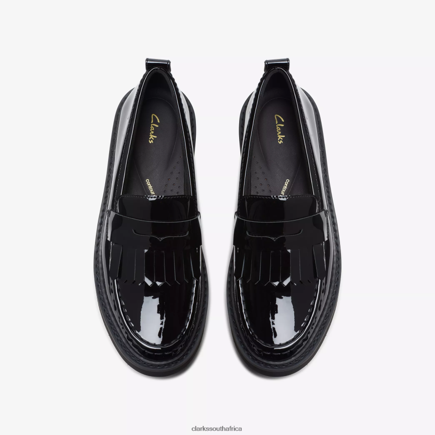 2Z8V2H207 Orianna Loafer Clarks Black Patent Leather