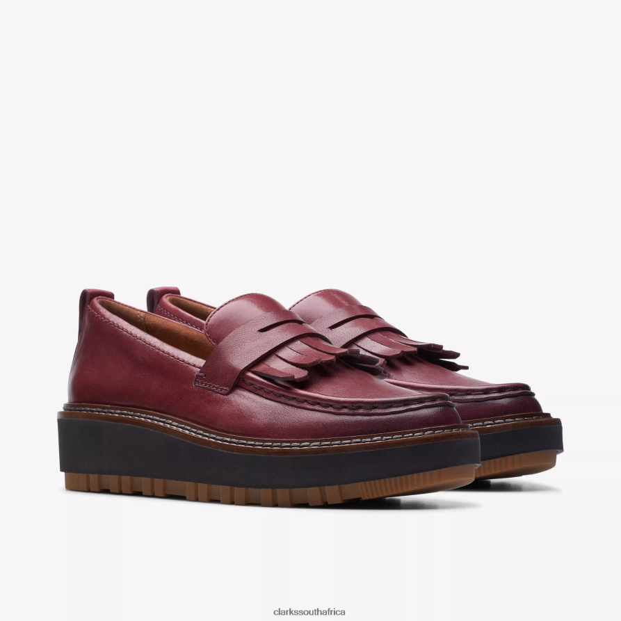 2Z8V2H208 Orianna Loafer Clarks Burgundy Leather