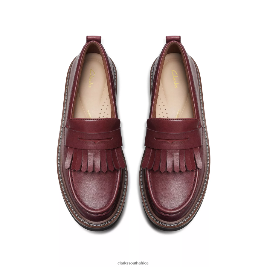 2Z8V2H208 Orianna Loafer Clarks Burgundy Leather