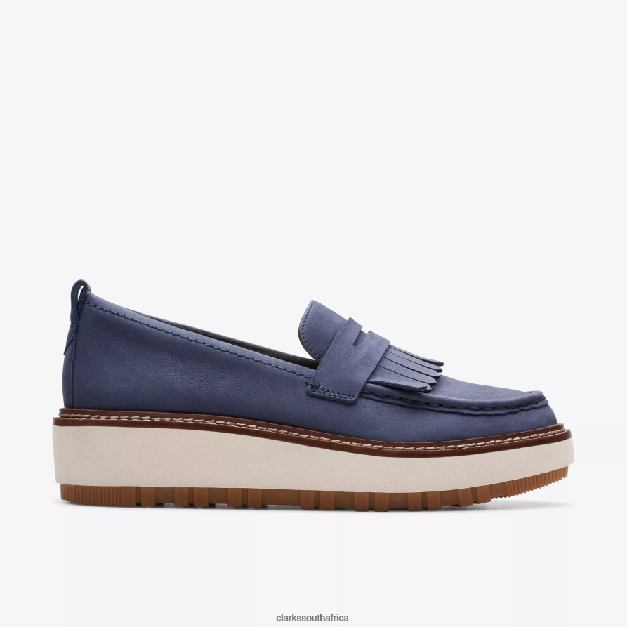 2Z8V2H210 Orianna Loafer Clarks Navy Nubuck