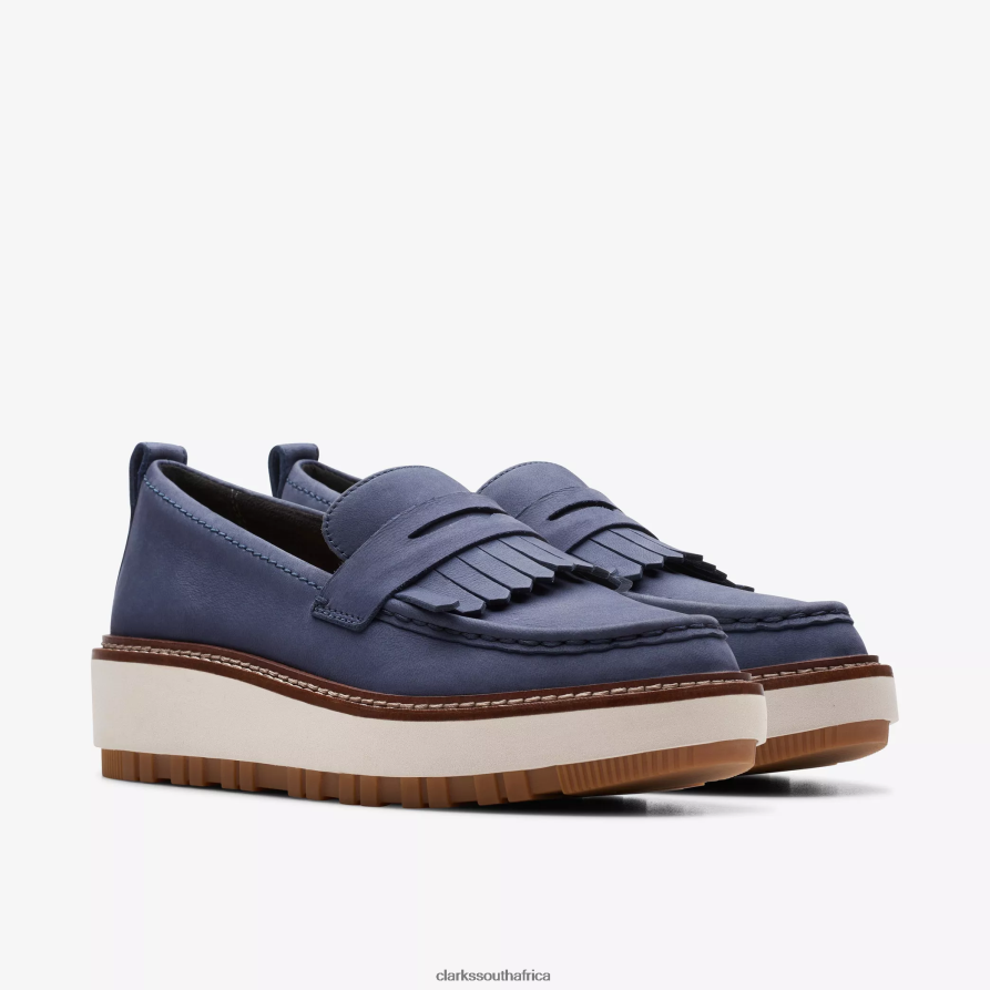 2Z8V2H210 Orianna Loafer Clarks Navy Nubuck