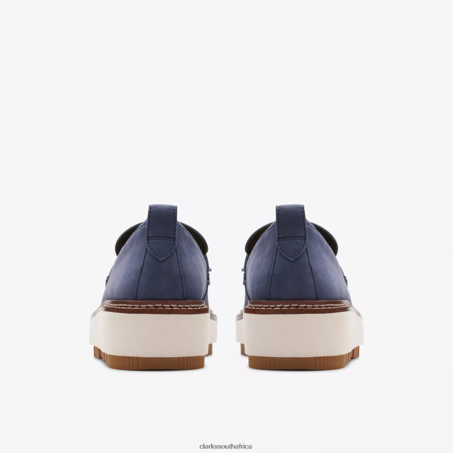 2Z8V2H210 Orianna Loafer Clarks Navy Nubuck