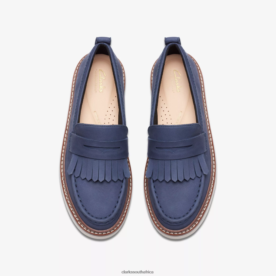 2Z8V2H210 Orianna Loafer Clarks Navy Nubuck