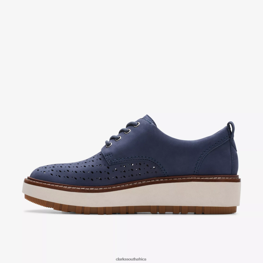 2Z8V2H213 Orianna Move Clarks Navy Nubuck