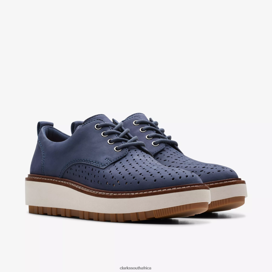 2Z8V2H213 Orianna Move Clarks Navy Nubuck