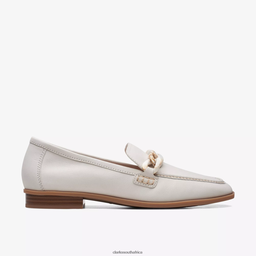 2Z8V2H226 Sarafyna Iris Clarks White Leather