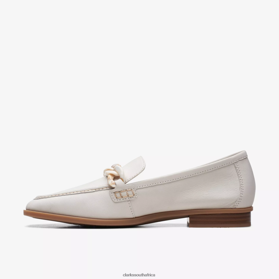 2Z8V2H226 Sarafyna Iris Clarks White Leather