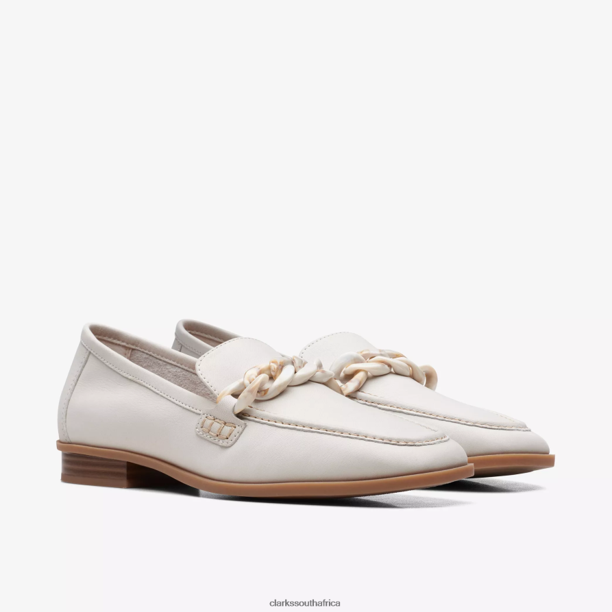 2Z8V2H226 Sarafyna Iris Clarks White Leather