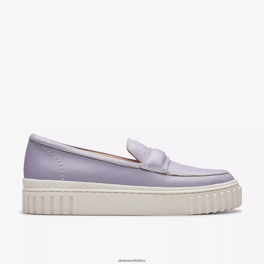 2Z8V2H235 Mayhill Cove Clarks Lilac Leather