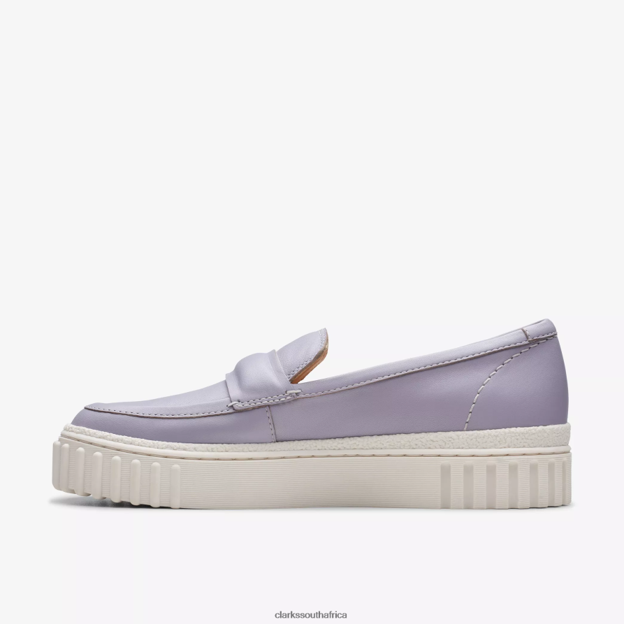 2Z8V2H235 Mayhill Cove Clarks Lilac Leather