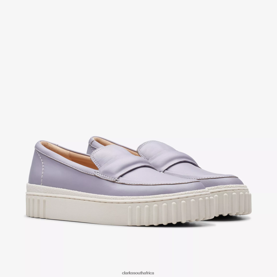 2Z8V2H235 Mayhill Cove Clarks Lilac Leather