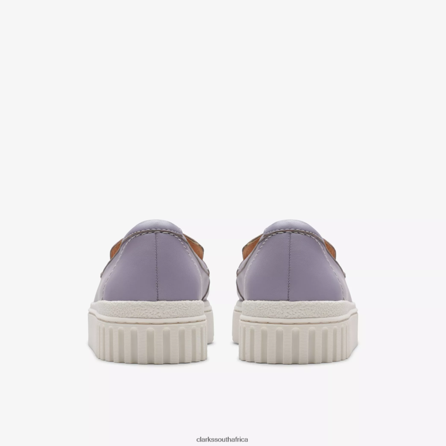 2Z8V2H235 Mayhill Cove Clarks Lilac Leather