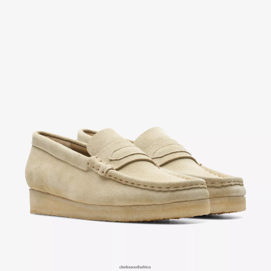 2Z8V2H238 Wallabee Loafer Clarks Maple Suede