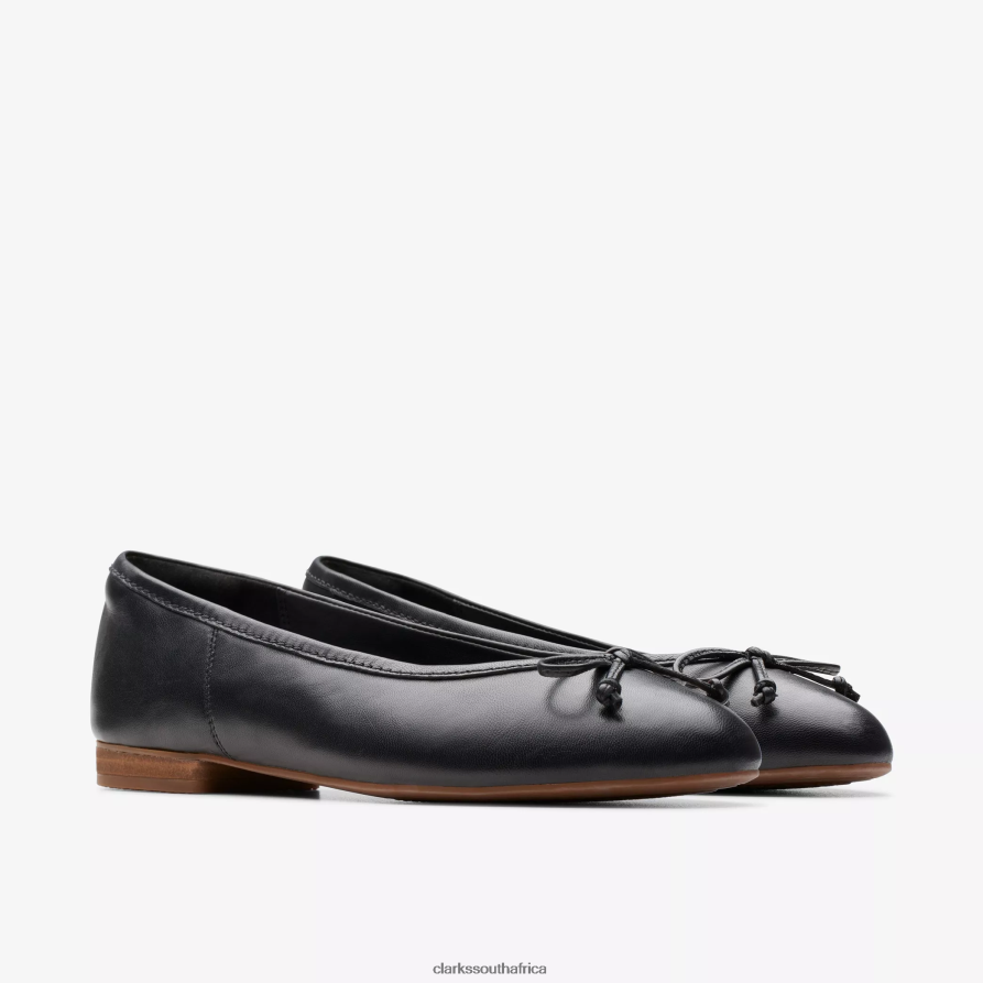 2Z8V2H253 Fawna Lily Clarks Black Leather