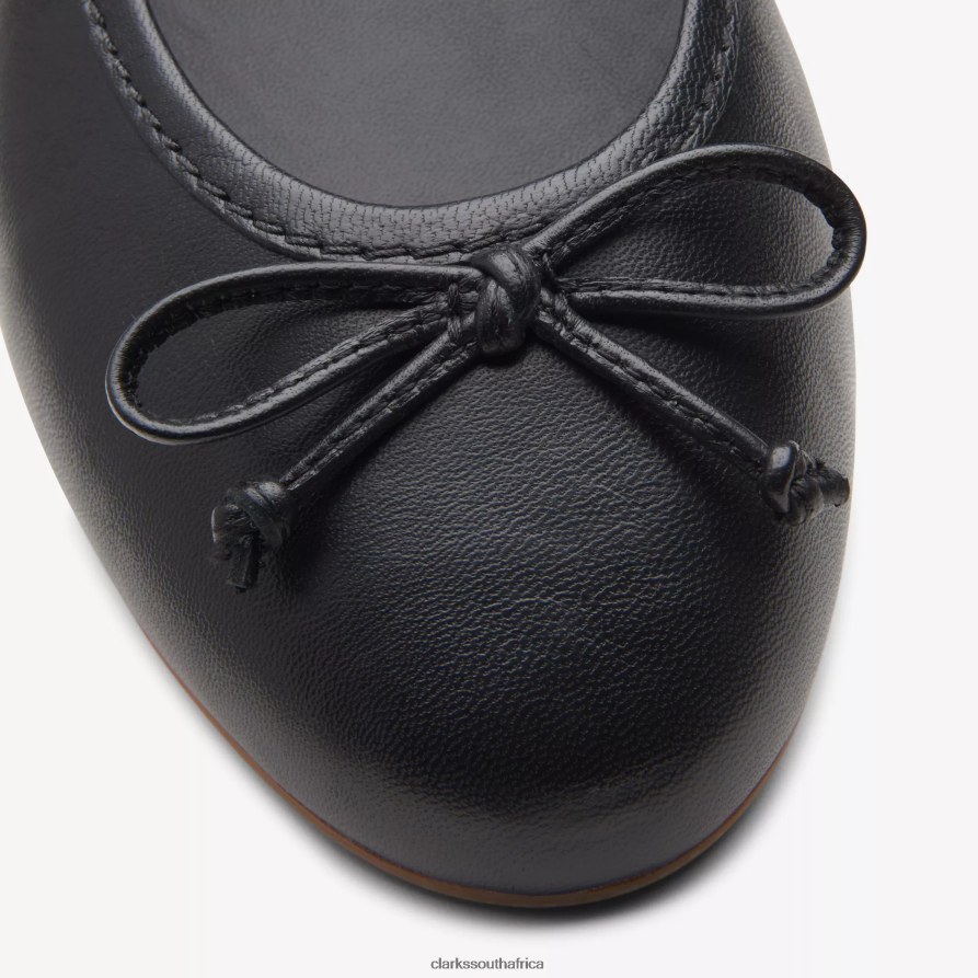 2Z8V2H253 Fawna Lily Clarks Black Leather