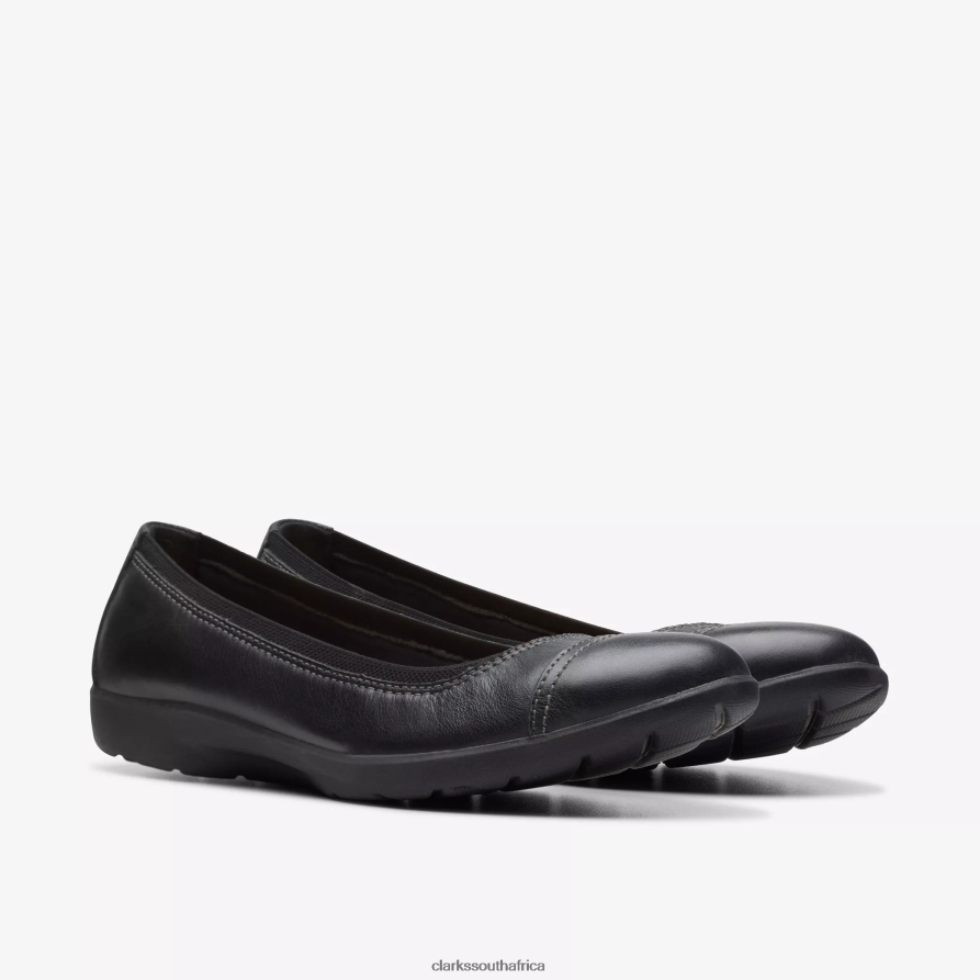 2Z8V2H296 Meadow Opal Clarks Black Leather