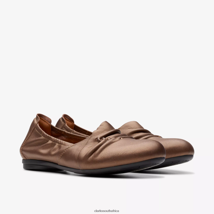 2Z8V2H301 Rena Way Clarks Bronze Leather