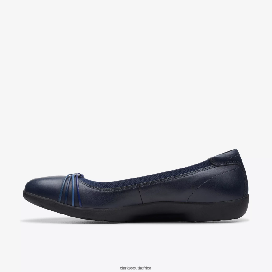 2Z8V2H305 Meadow Rae Clarks Navy Leather