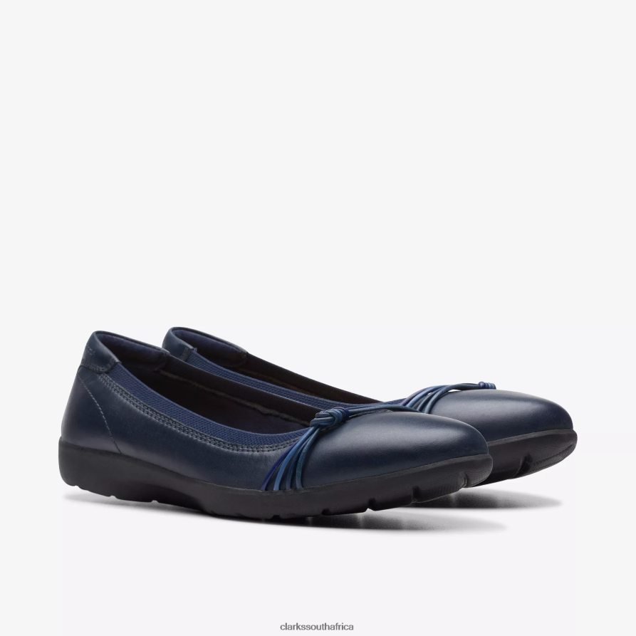 2Z8V2H305 Meadow Rae Clarks Navy Leather