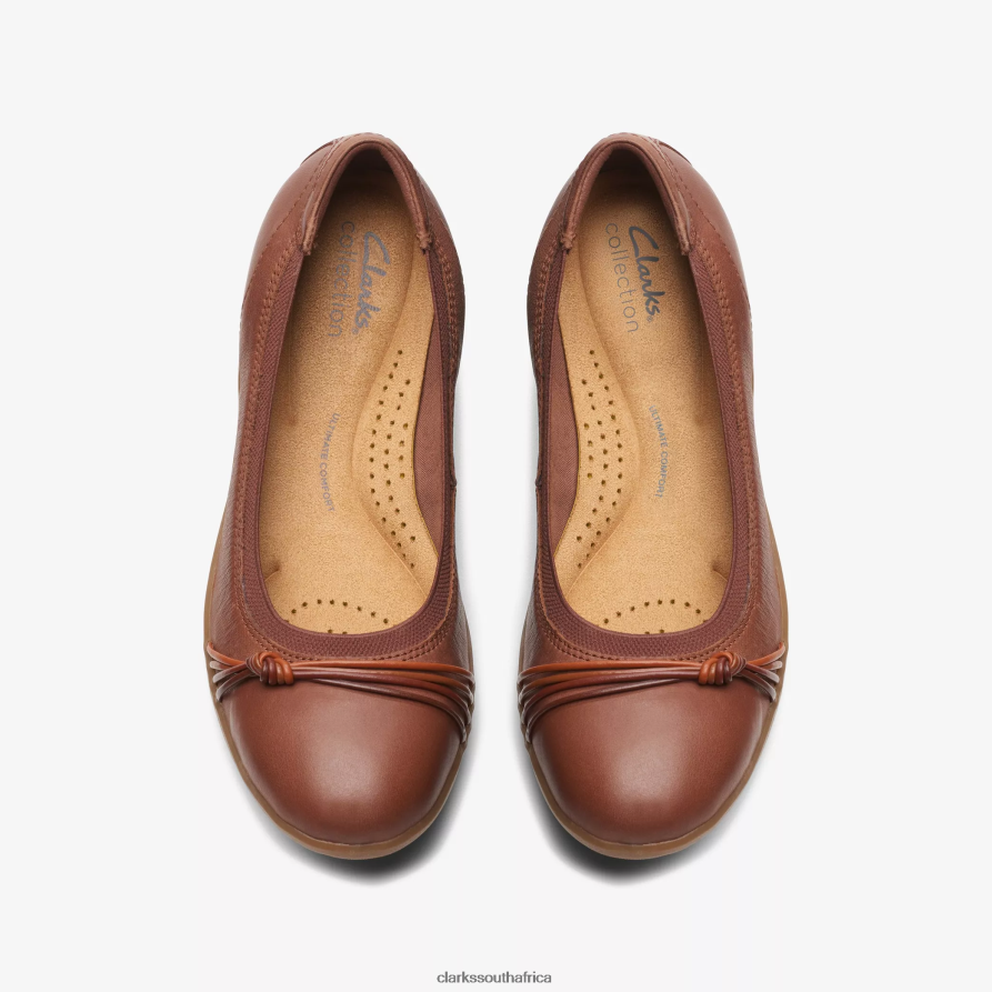 2Z8V2H306 Meadow Rae Clarks Tan Leather