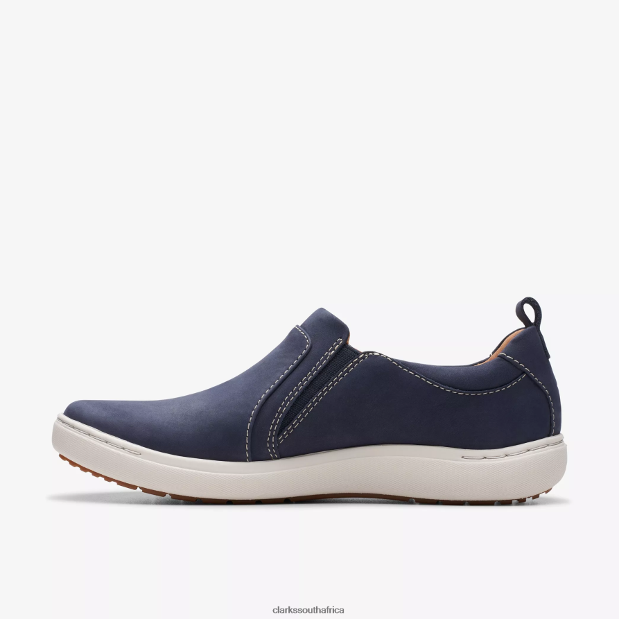 2Z8V2H308 Nalle Lilac Clarks Navy Nubuck