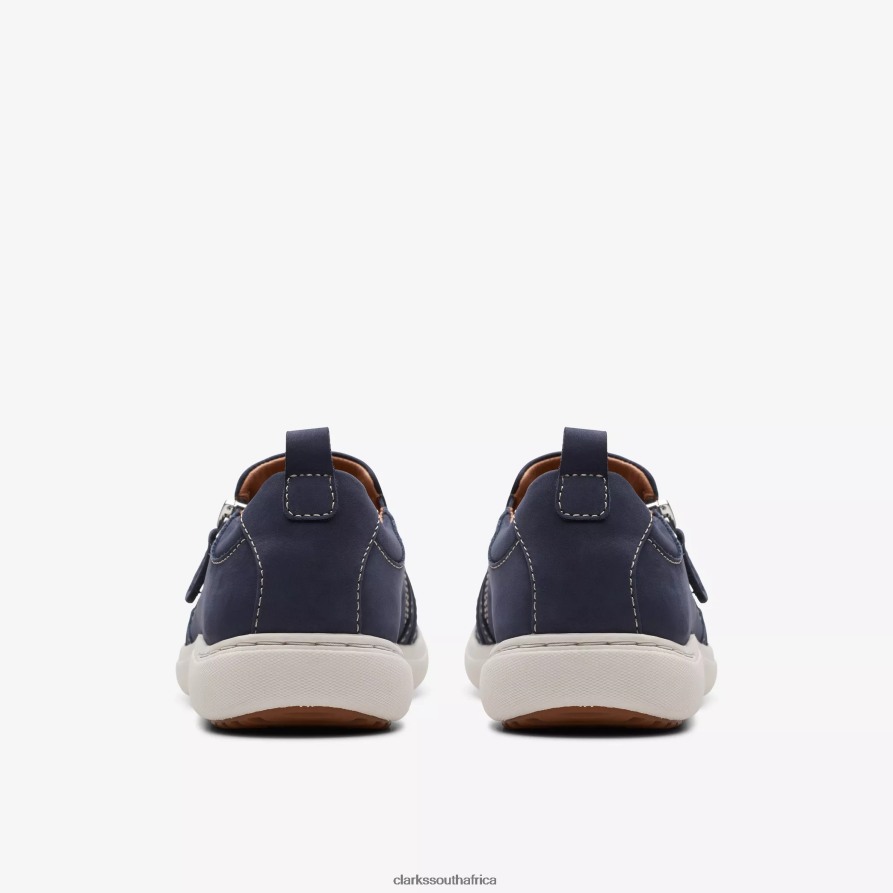 2Z8V2H308 Nalle Lilac Clarks Navy Nubuck