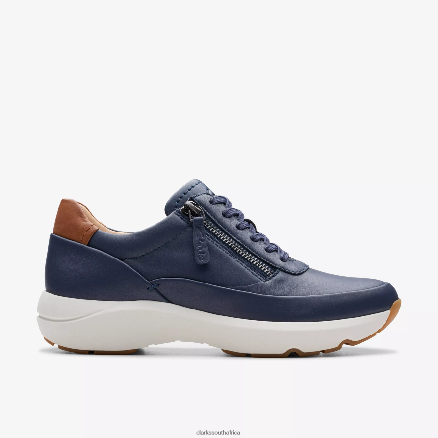 Navy Leather