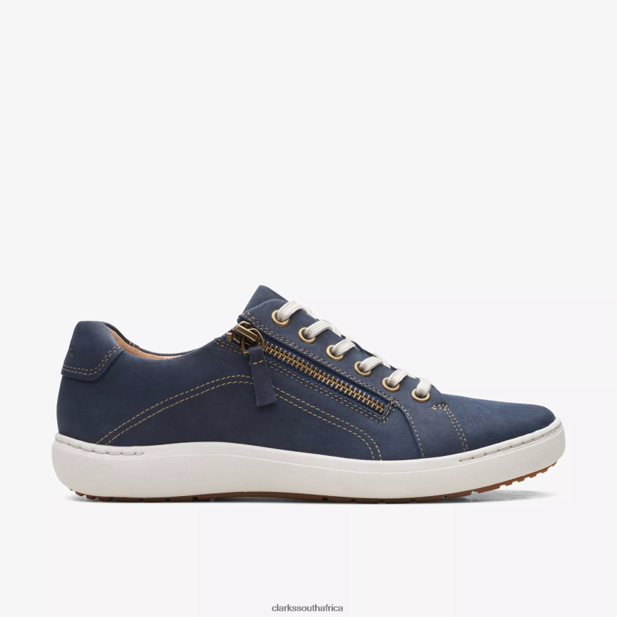 2Z8V2H326 Nalle Lace Clarks Navy Nubuck