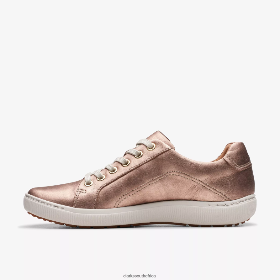 2Z8V2H327 Nalle Lace Clarks Rose Gold Leather